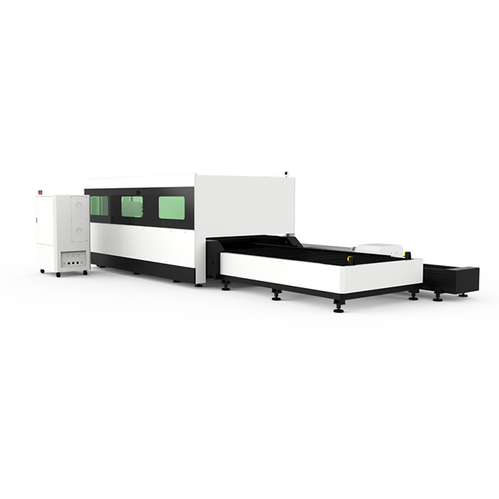 1.fiber laser cutting machine with exhange table