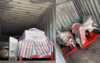 container loading for flexbile duct connector