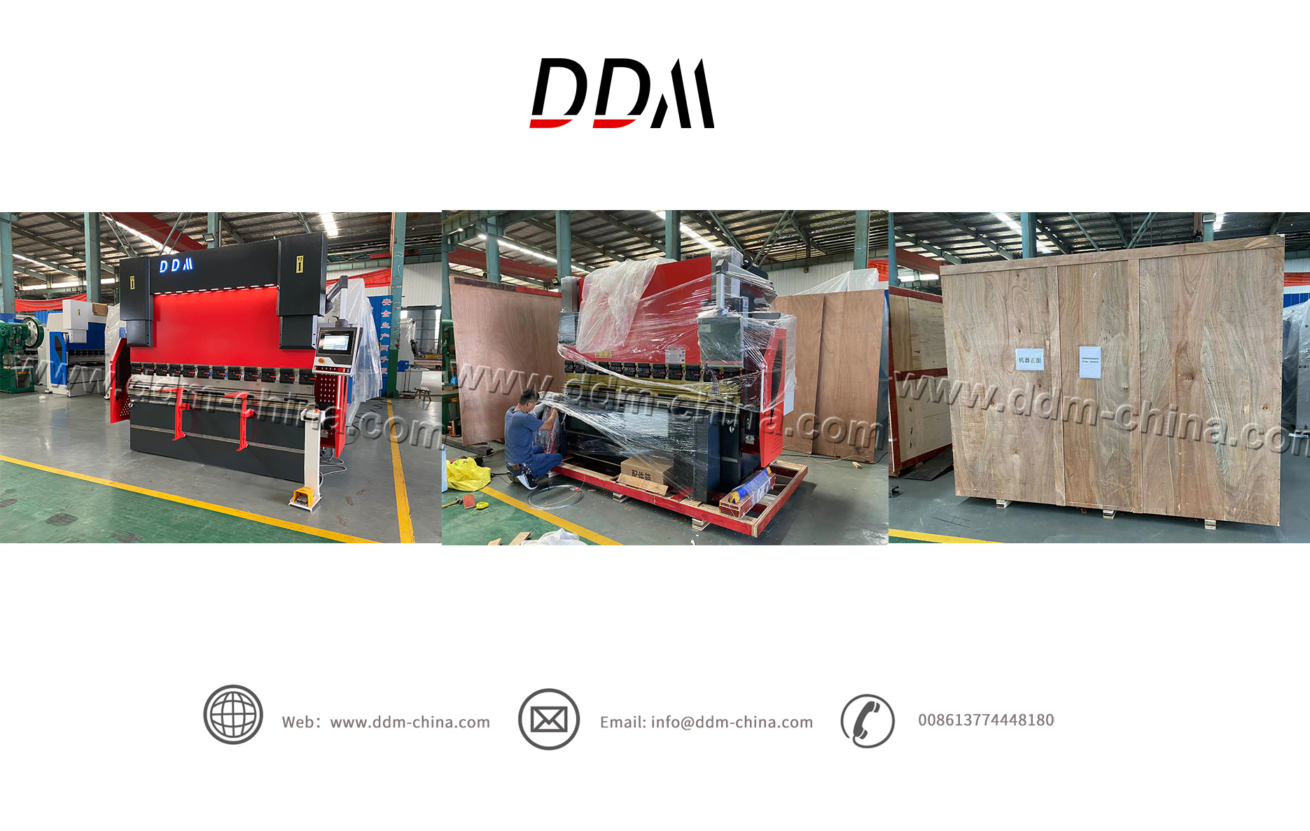 DDM-WE67K-80T2500 CNC PRESS BRAKE FOR USA customer 