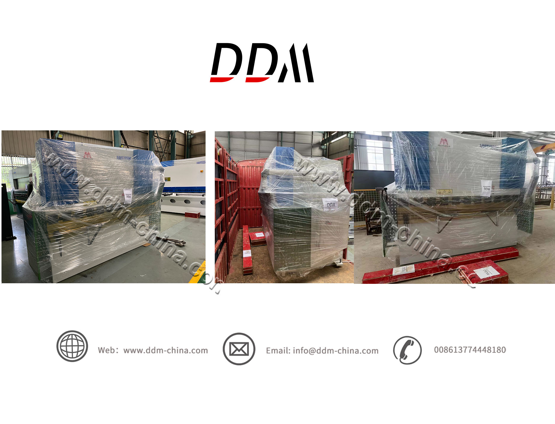 DDM-WC67K-100T/2500 PRESS BRAKE to Russia 