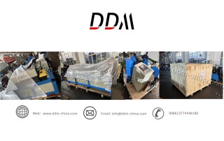 DDM -Flexible duct connector forming machine delivered to Russia