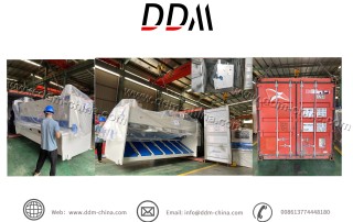 DDM-QC11K-8X3200 Guillotine Shearing Machine with Delem DA360T controller delivered to France -DDM